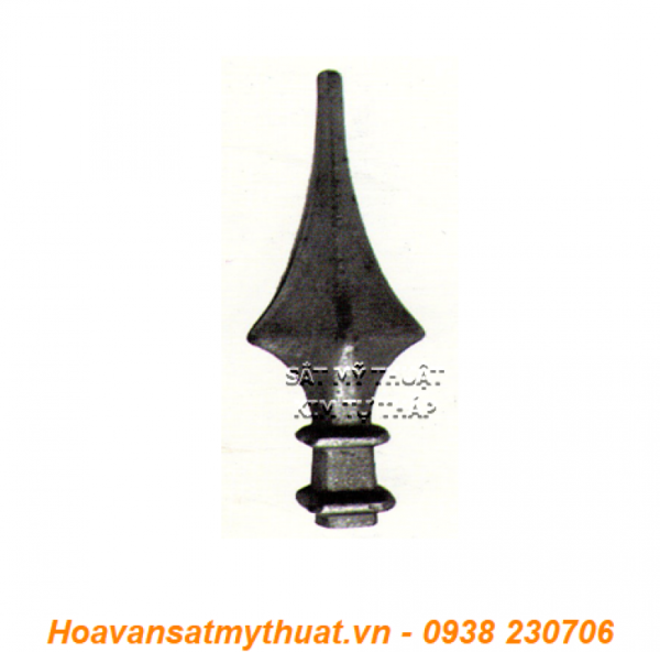 Chông sắt mũi giáo sắt mỹ thuật CHR-007