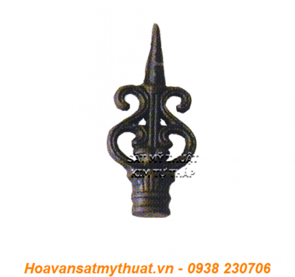 Chông sắt mũi giáo sắt mỹ thuật CHR-014