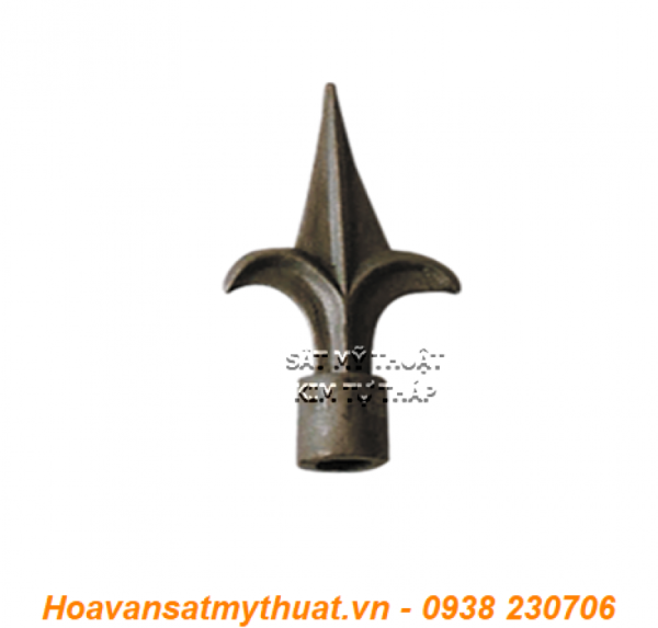 Chông sắt mũi giáo sắt mỹ thuật CHR-011
