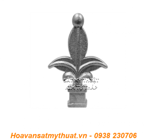 Chông sắt mũi giáo sắt mỹ thuật CHR-009