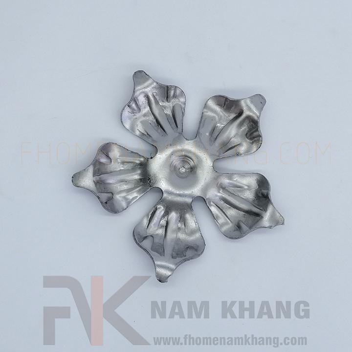 Hoa thép dập hình bông hoa 5 cánh nhọn HLS-040 - Ảnh 3