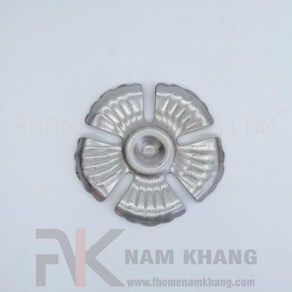 Hoa thép dập hình bông hoa 5 cánh tròn HLS-043