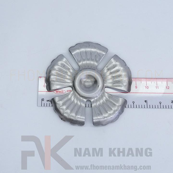 Hoa thép dập hình bông hoa 5 cánh tròn HLS-043 - Ảnh 5