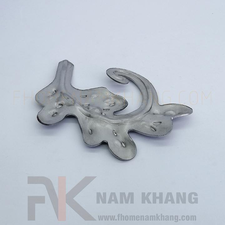 Hoa lá thép dập hình lá cong ngang HLS-047 - Ảnh 2