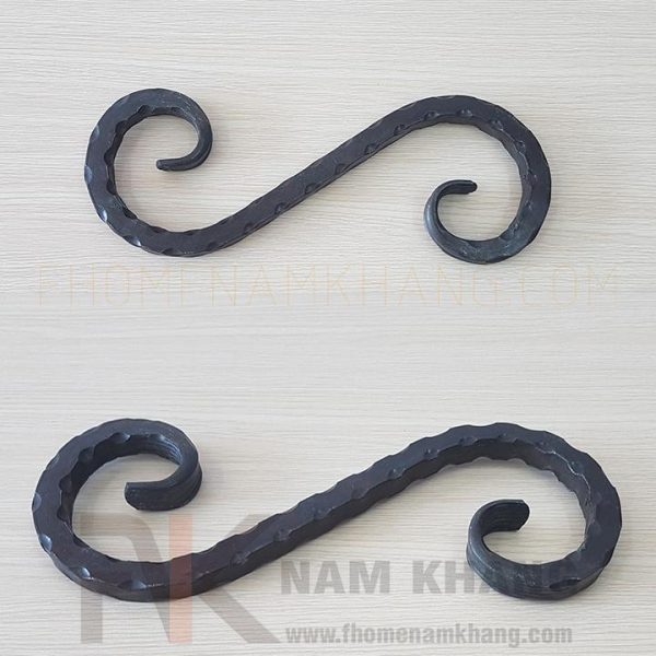 Sắt mỹ thuật Thép vuông cán cạnh uốn hình chữ S CSJ-009