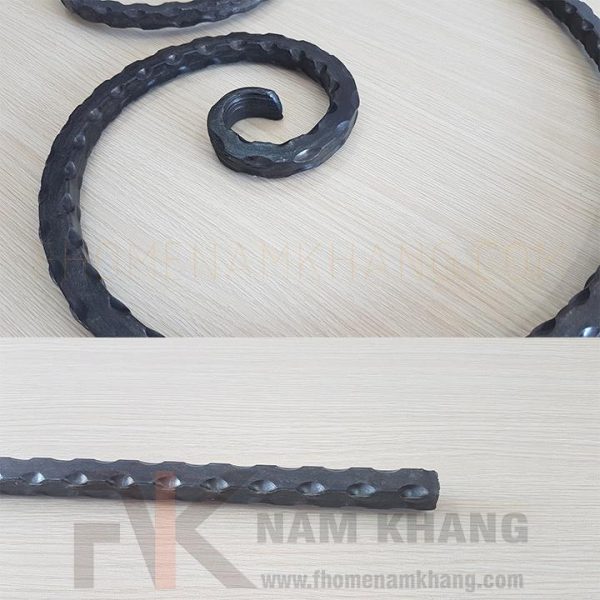 Sắt mỹ Thuật Thép cán cạnh uốn hình C CSJ-008 - Ảnh 3