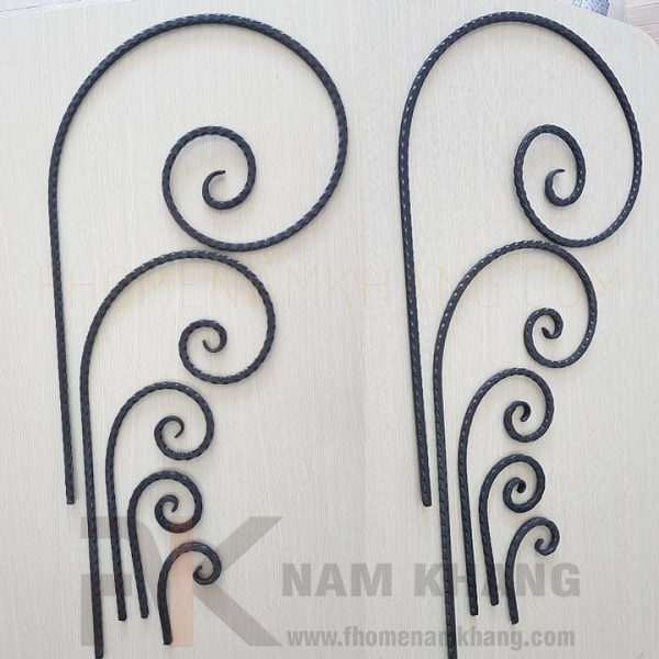 Sắt mỹ thuật thép la uốn hình J CSJ-004 - Ảnh 3