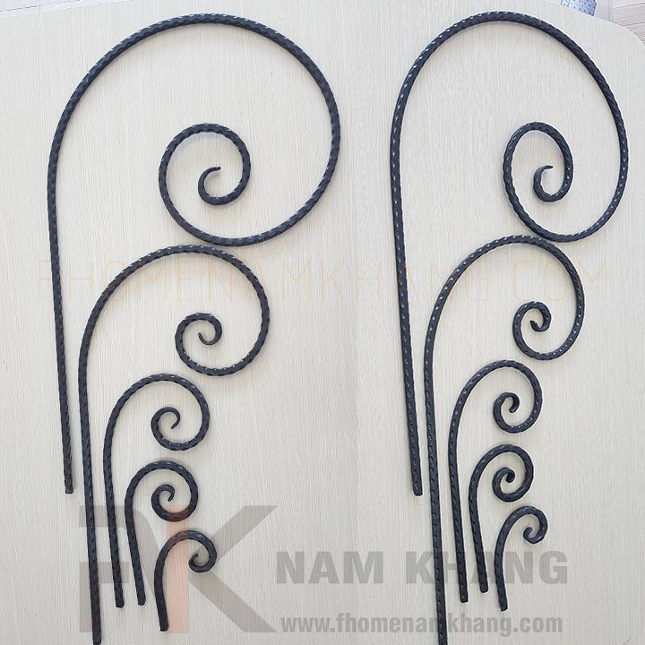 Sắt mỹ thuật thép la uốn hình J CSJ-004 - Ảnh 3