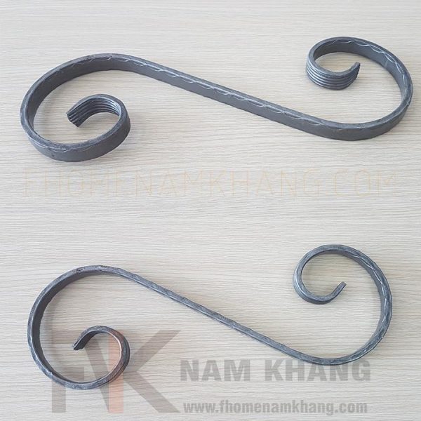 Sắt mỹ thuật thép la uốn hình chữ S CSJ-002