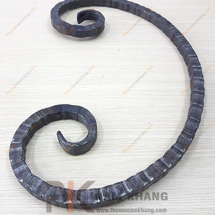 Sắt mỹ thuật thép vuông trúc uốn chữ C CSJ-015 - Ảnh 5