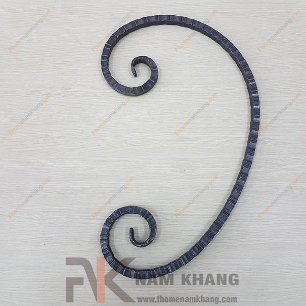 Sắt mỹ thuật thép vuông trúc uốn chữ C lớn CSJ-014