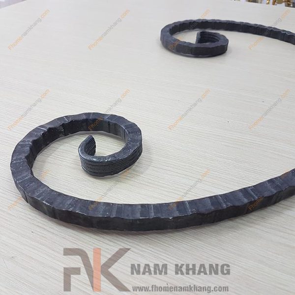 Sắt mỹ thuật thép vuông trúc uốn chữ C lớn CSJ-014 - Ảnh 3
