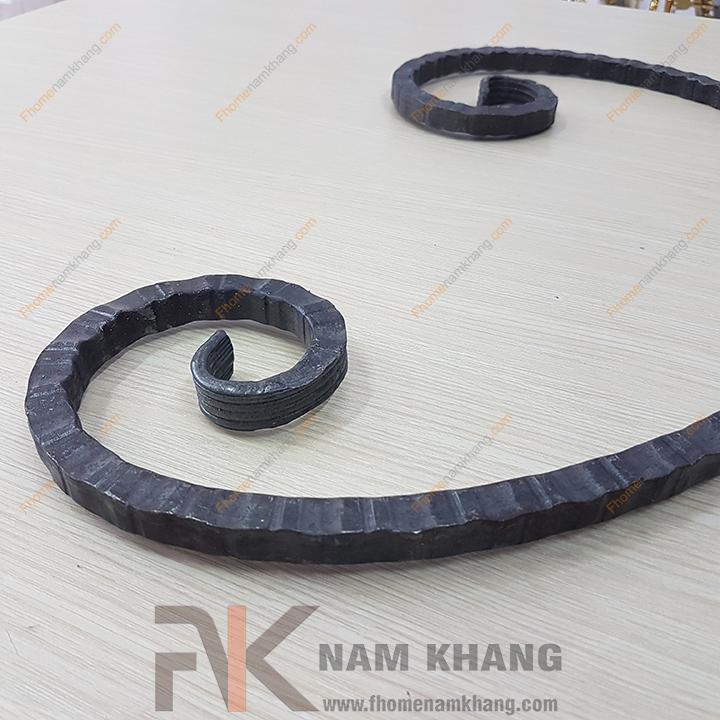 Sắt mỹ thuật thép vuông trúc uốn chữ C lớn CSJ-014 - Ảnh 3