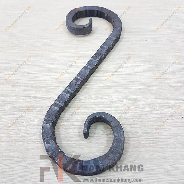 Sắt mỹ thuật thép vuông trúc uốn chữ S CSJ-013 - Ảnh 2
