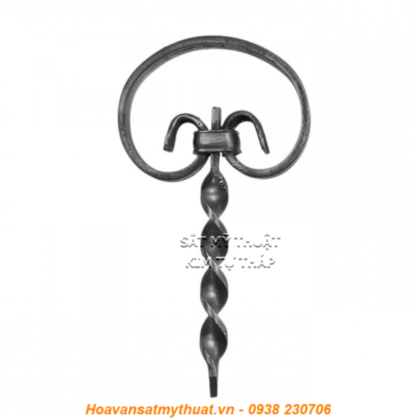 Phụ kiện sắt uốn hoa văn uốn bông hình chữ c s j C-SMT-060