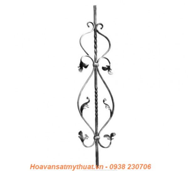 Cụm Hoa văn sắt cầu thang C-LC-067