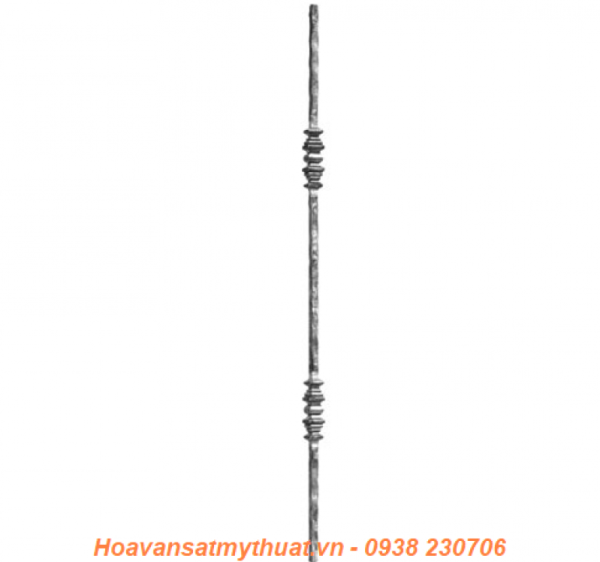 Cụm Hoa văn sắt cầu thang lan can ban công C-LC-054
