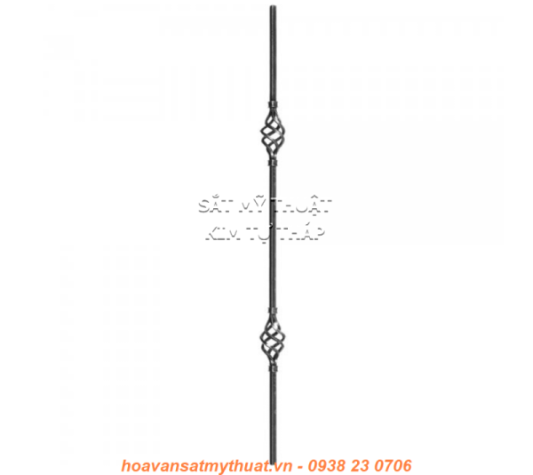 CỤM HOA VĂN SẮT CẦU THANG LAN CAN BAN CÔNG C-LC-053