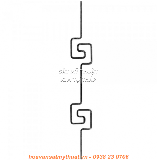 CỤM HOA VĂN SẮT CẦU THANG LAN CAN BAN CÔNG C-LC-046