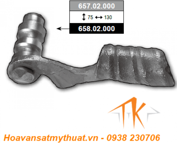 Tay nắm cửa sắt TNC-025