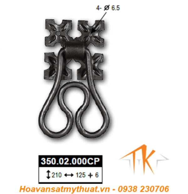 Tay nắm cửa sắt TNC-021