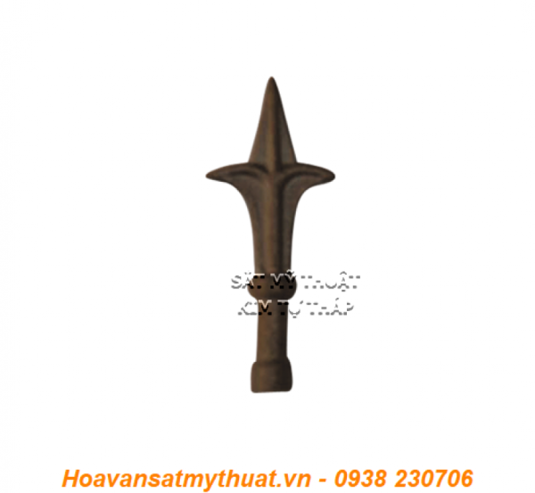 Chông sắt mũi giáo sắt mỹ thuật CHR-038