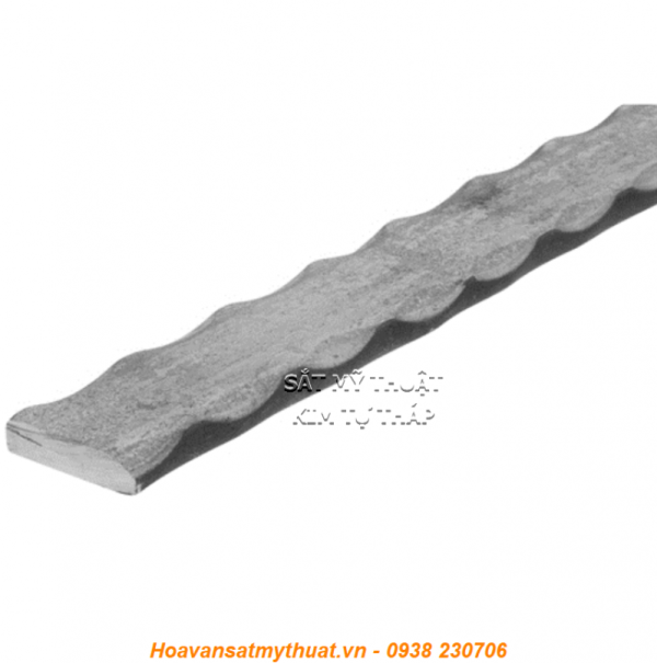 Phụ kiện sắt Pla lập là 50x6mm cán cạnh dập cạnh TCC-009