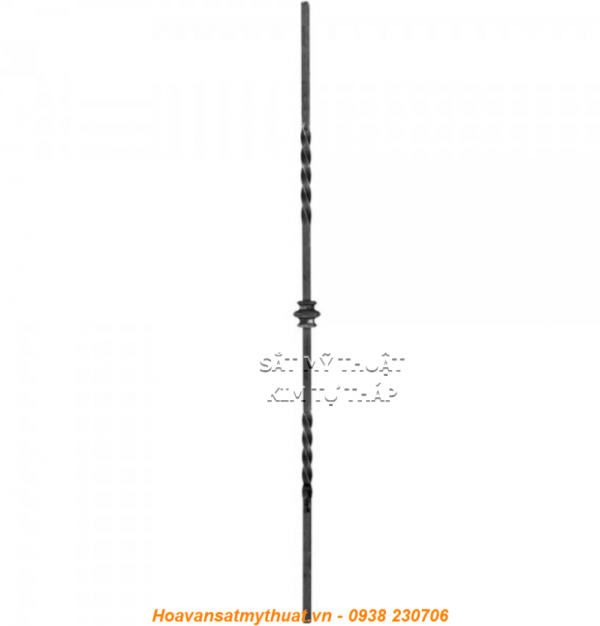 Sắt xoắn 1 đoạn nối làm cầu thang lan can ban công C-LC-028