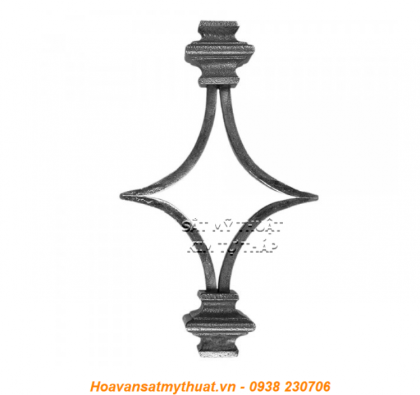 Phụ kiện sắt uốn hoa văn uốn bông hình chữ c s j C-SMT-077