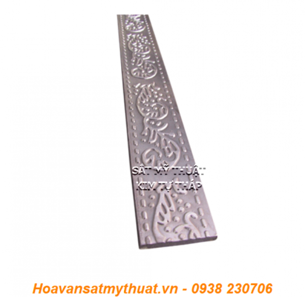 Phụ kiện sắt Pla Lập Là cán dập hoa văn TCH-002