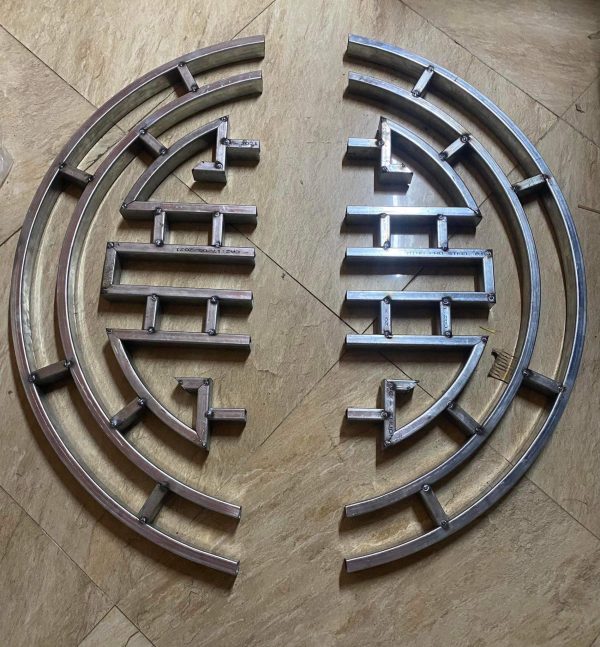 Chữ Thọ Cửa Sắt Tròn - Ảnh 4